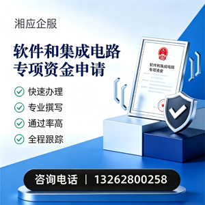 吉安软件和集成电路专项资金申报服务