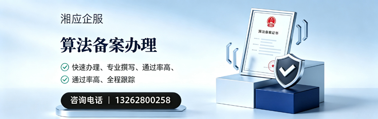 吉安算法备案申报服务