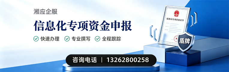吉安信息化专项资金申报服务