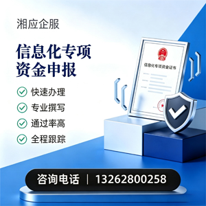 吉安信息化专项资金申报服务