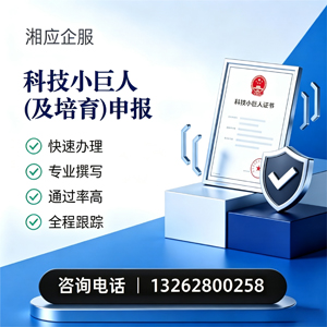 吉安科技小巨人及培育企业申报服务