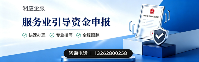 吉安服务业引导资金申报服务